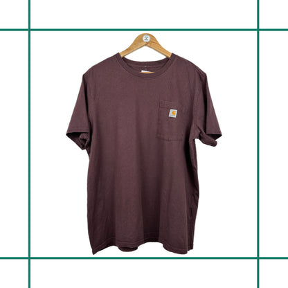 Vintage Carhartt Burgundy Pocket Tee
