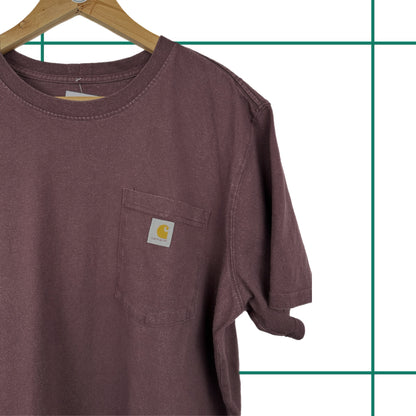 Vintage Carhartt Burgundy Pocket Tee