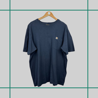 Vintage Carhartt Navy Pocket Tee