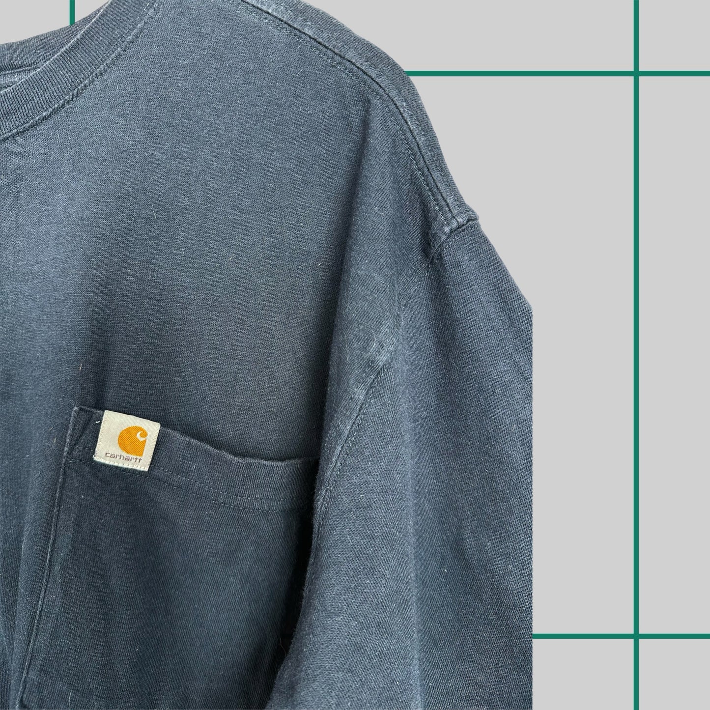 Vintage Carhartt Navy Pocket Tee