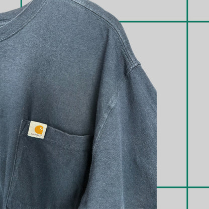 Vintage Carhartt Navy Pocket Tee