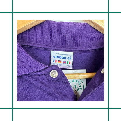 Vintage 80s/90s Adidas Button Up Crewneck
