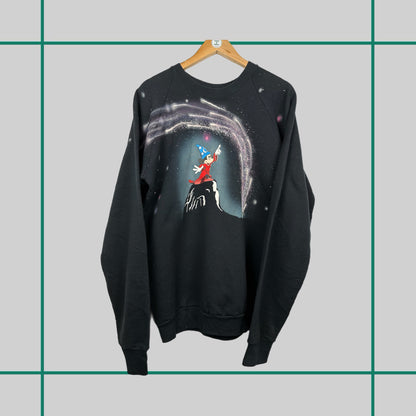 Vintage 90's Fantasia Mickey AOP Crewneck