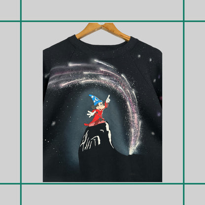 Vintage 90's Fantasia Mickey AOP Crewneck