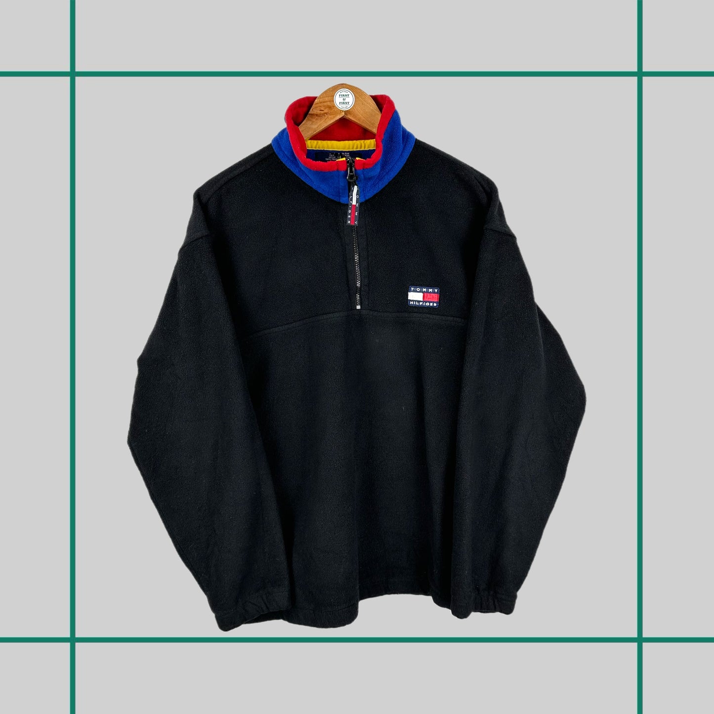 Vintage Tommy Hilfiger Fleece 1/4 Zip Pullover