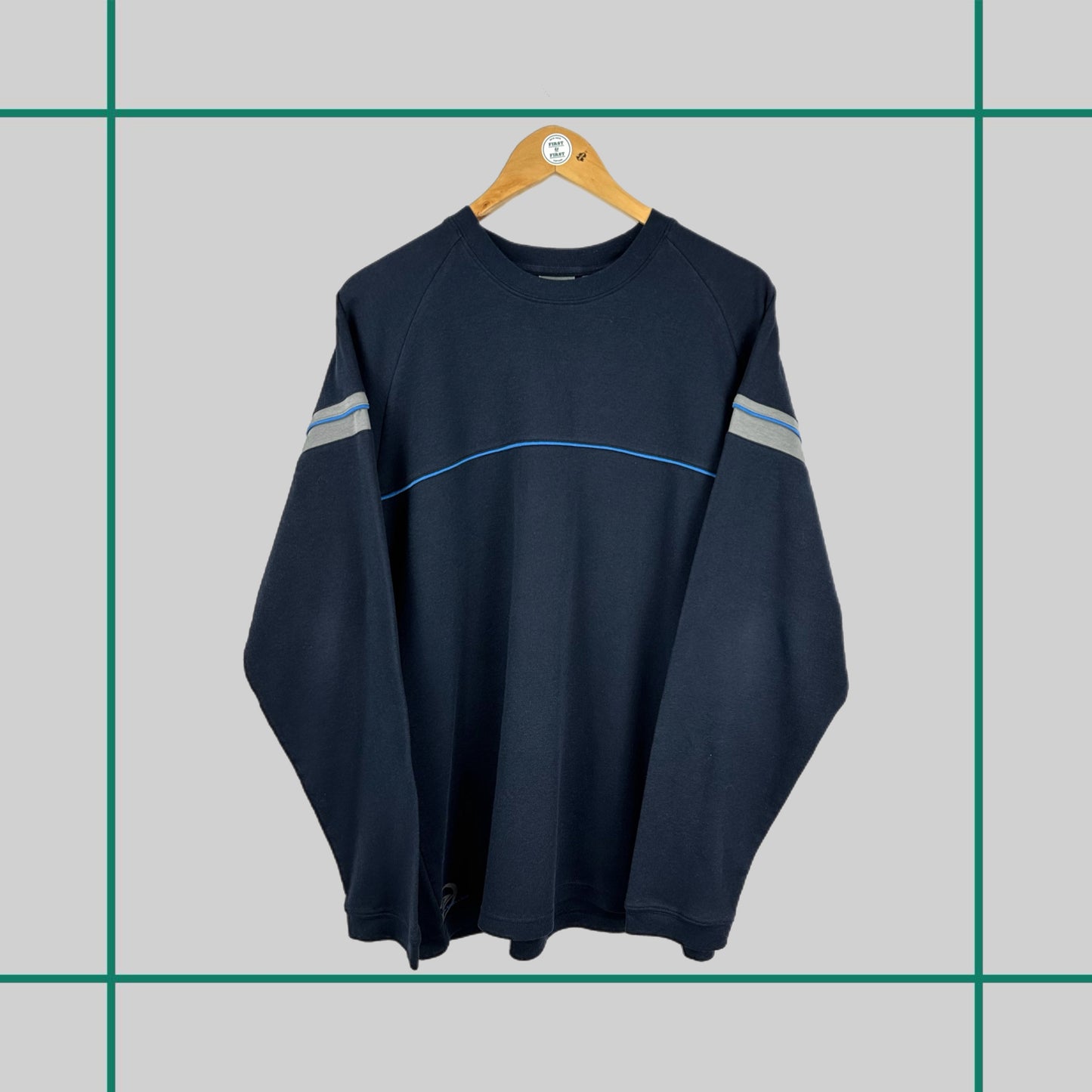 Vintage Quiksilver Navy L/S Tee