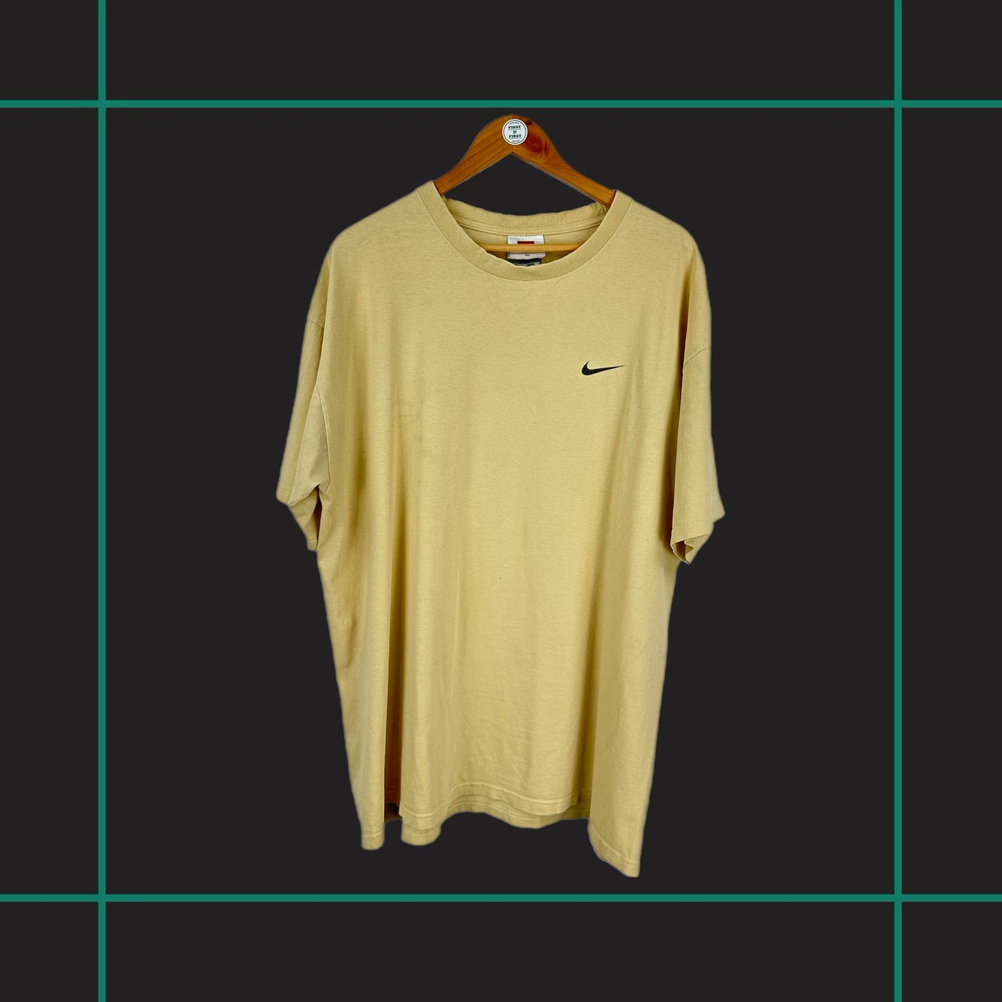 Vintage Nike Team Yellow Swoosh Tee