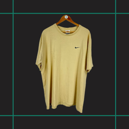 Vintage Nike Team Yellow Swoosh Tee