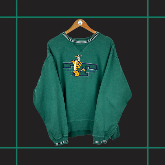 Vintage 00's Tigger 'Big T' Embroidered Crewneck
