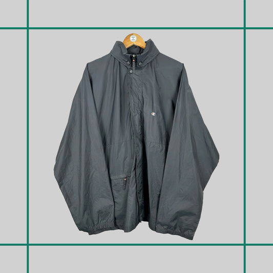 Vintage Champion Hooded Long Jacket