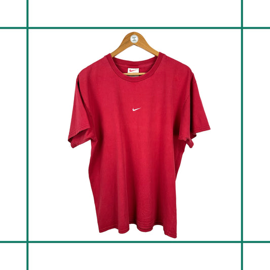 Vintage 90's Nike Red Centre Swoosh Tee