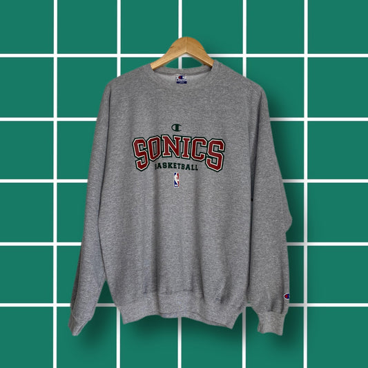 Vintage Champion x Seattle Supersonics Crewneck